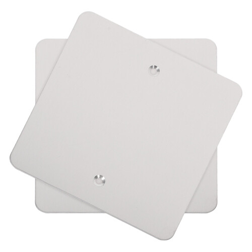 6Pièces Plaques De Métalliques Pour Boîtiers Argent 2
