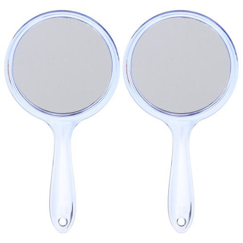 4Pcs Purple Round Makeup Mirrors Double Sided 1X 3X Magnifying Mirror 1