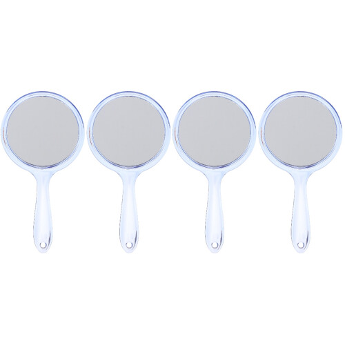 4Pcs Purple Round Makeup Mirrors Double Sided 1X 3X Magnifying Mirror 2