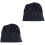 2St Zwarte Hoed Mushroom Stijl Herbruikbaar Polyester 3