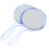 4Pcs Purple Round Makeup Mirrors Double Sided 1X 3X Magnifying Mirror 9