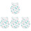 4Pièces Vêtements Bébé Multicolores Coton 4
