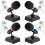 16Ensembles Microphones Miniatures Avec Supports Mousses ABS 2