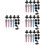 16Ensembles Microphones Miniatures Avec Supports Mousses ABS 7