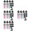 16Ensembles Microphones Miniatures Avec Supports Mousses ABS 8