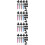 16Ensembles Microphones Miniatures Avec Supports Mousses ABS 9