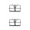2Pcs Adjustable Folding Music Stand Black Iron Storage Rack 5