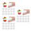 60Pcs Small White Foams Cupcake DIY Models for Wedding Cake Displays 10