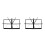 2Pcs Adjustable Folding Music Stand Black Iron Storage Rack 8