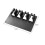 3Pcs Durable Plastic Hair Clipper Wall Rack Black Barber Accessories 2