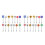 28Pcs Colorful Mini Traffic Indicator Models for Sand Table Decoration 6