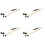 8Paren Paar Marimba Mallets Gekleurd Professioneel Speelcomfort 6