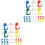 4 Sets Decorative Push Pins PP Material Office Supplies Multi-Use 4