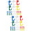 4 Sets Decorative Push Pins PP Material Office Supplies Multi-Use 8
