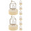 8Pcs Compact Table Number Holders Clips with Wooden Base 7