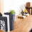 4 Pcs Hollow Out Book Ends Desktop Organizer For Home 7
