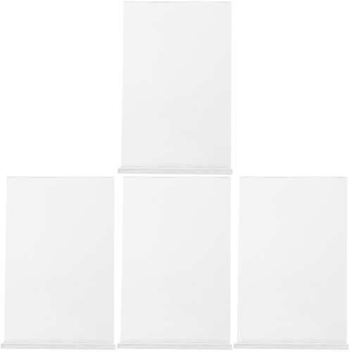 24Pièces Porte-Affiches Acryliques Transparent Racks Usage 1