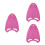 3Pcs Rosy Eva Floating Children Adults Training 10