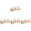 4Sets Multi Durable Ceramic Elevated Cat Bowls with Bamboo Pet Stand 2