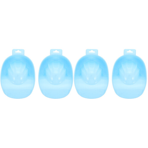 4Pcs Blue Nail Soaking Bowls Manicure Tools Hand Soak Tray 1