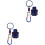 2Pièces Couvre-Clé Alliage Coloré Accessoire Pratique 4