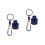 2Pièces Couvre-Clé Alliage Coloré Accessoire Pratique 5