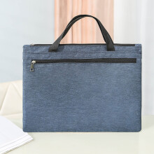 Valise à fermeture éclair Oxford imperméable 38x30x2cm, bleu marine, grande capacité