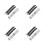 100Pcs Hobbyist Charcoal Sticks Durable Compressed Drawing Tools Black 9