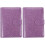 2Ensembles Classeurs Budget Violet Avec Zippées PVC 4