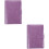 2Ensembles Classeurs Budget Violet Avec Zippées PVC 7