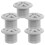 25Pcs Quick Install Grey Plastic Slide Screw Caps for Toddler Safety 3