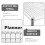 4Sets White Acrylic Month Planner Wall Mounted Erasable Message Board 6