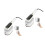 2Pcs Compact Portable Steam Iron Handheld Foldable Travel Steamer ABS 7