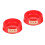 2Pcs Plastic Fire Extinguisher Holder Brackets 2-4Kg Luminous Red 10