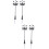 4Pièces Lampes Miniatures Multi Pour Décor Maison De Élégant 5