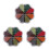 3Pcs DIY Ink Pad Multicolor Stamp Pad Compact Stamps Partner Set 10