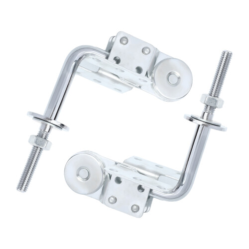 6Pcs Impact-Resistant Iron Sofa Pillow Hinges 5-Position Adjustable 2