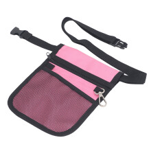 Ceinture de taille pour infirmière légère en rose rouge, en toile Oxford, 22,5 x 16,5 cm
