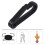 260Pcs Black Plastic DIY Mask Hooks Adjustable Rope Buckles Durable 11