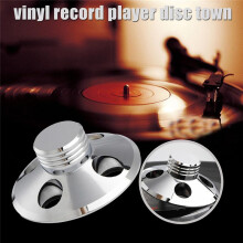 Audio LP Vinyl Record Turntable Metal Record Stabilizer Reduces Background Noise Record Player Weight Clamp Record Pad C