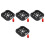 4Pcs Storage Gas Tank Base Tray Movable with Black Plastic Wheels 10