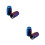 4Pièces Bouchons Valve Titane Durable Couleur Bleu 8