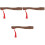 3Pcs Durable Wooden Handles Replacement for and Woodwork 5