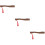 3Pcs Durable Wooden Handles Replacement for and Woodwork 10