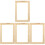 4Pcs Practical Wooden Screen Printing Frames Reusable DIY Tool Set 2