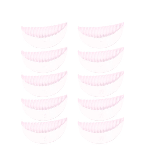 2Pcs Lash Lift Kit Pink Silicone False Eyelash Shield Pads Easy Clean 1