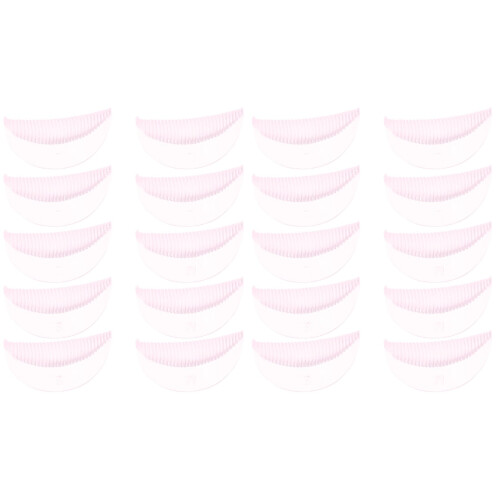 2Pcs Lash Lift Kit Pink Silicone False Eyelash Shield Pads Easy Clean 2