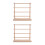 2Pcs Wood Thread Organizer Rack Ribbon Spool Storage Stand for Sewing 5