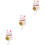 3Pcs Key Alarm Reminder White ABS-Hdpe Door Security Device 7