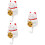 3Pcs Key Alarm Reminder White ABS-Hdpe Door Security Device 9